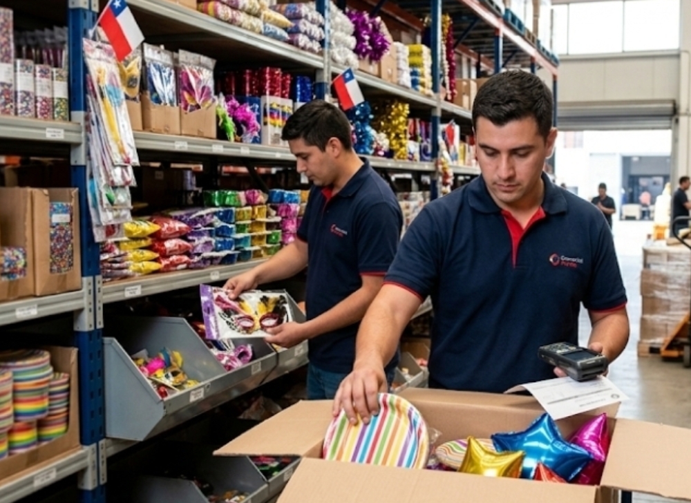 Operario de Bodega para Tiendas de Cotillón y Eventos